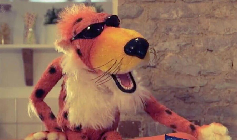 cheetah puppet