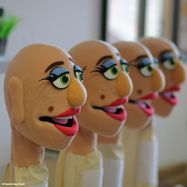 foam puppet heads