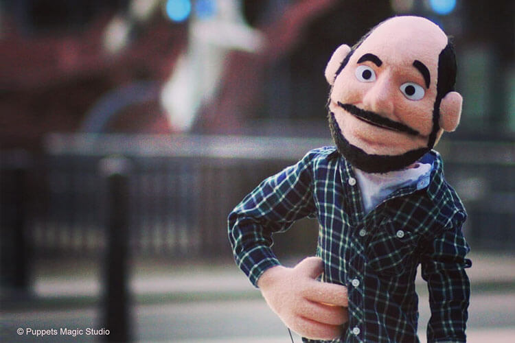 man puppet