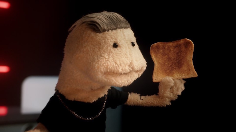 knitted puppet