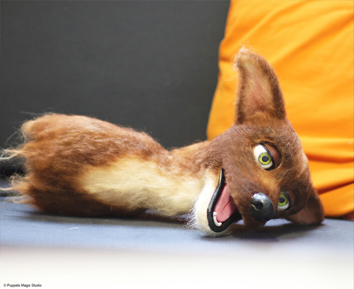 realistic dog puppet